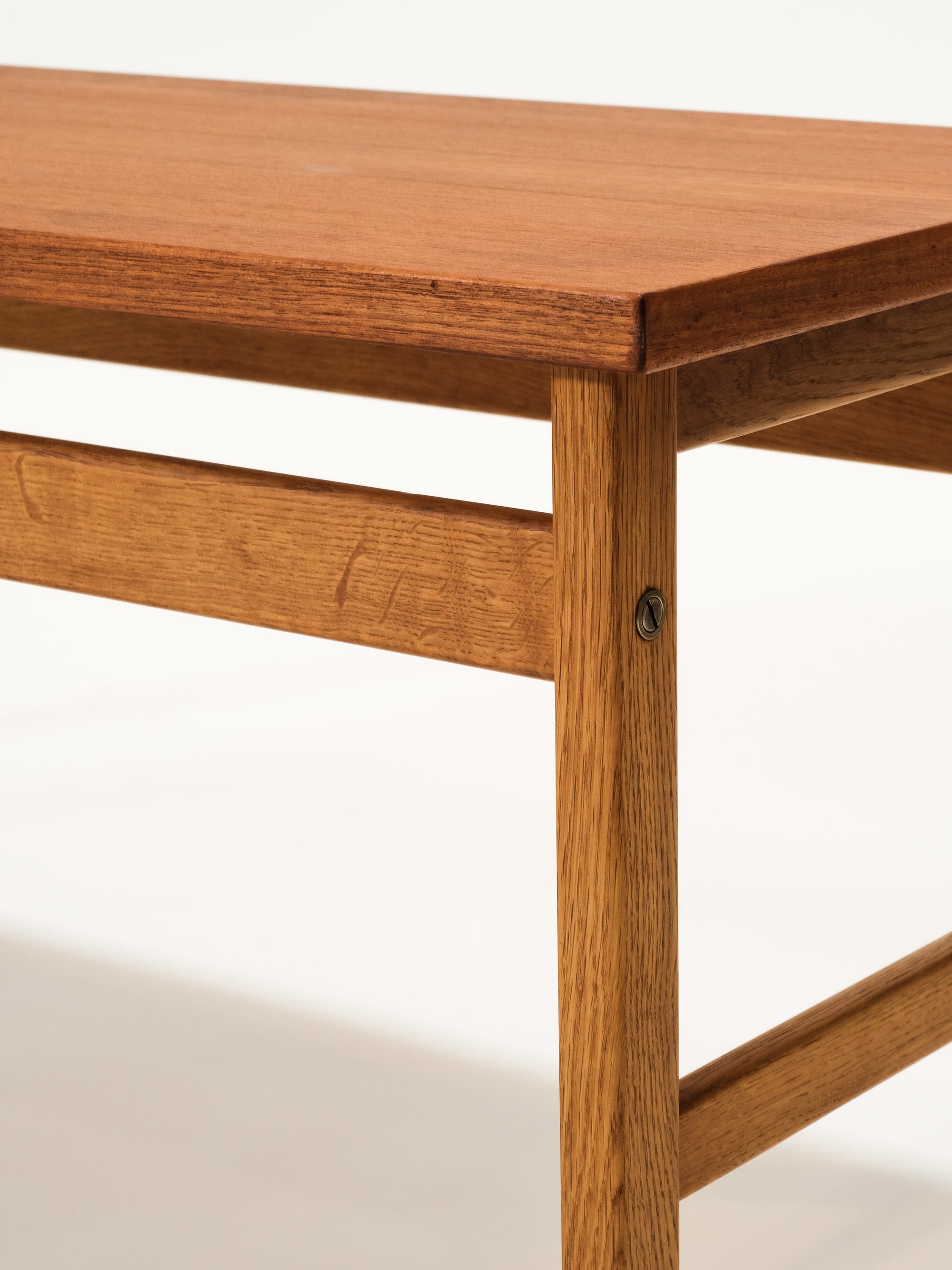 Scandinavian Mid-Century Teak &amp; Oak Coffee Table