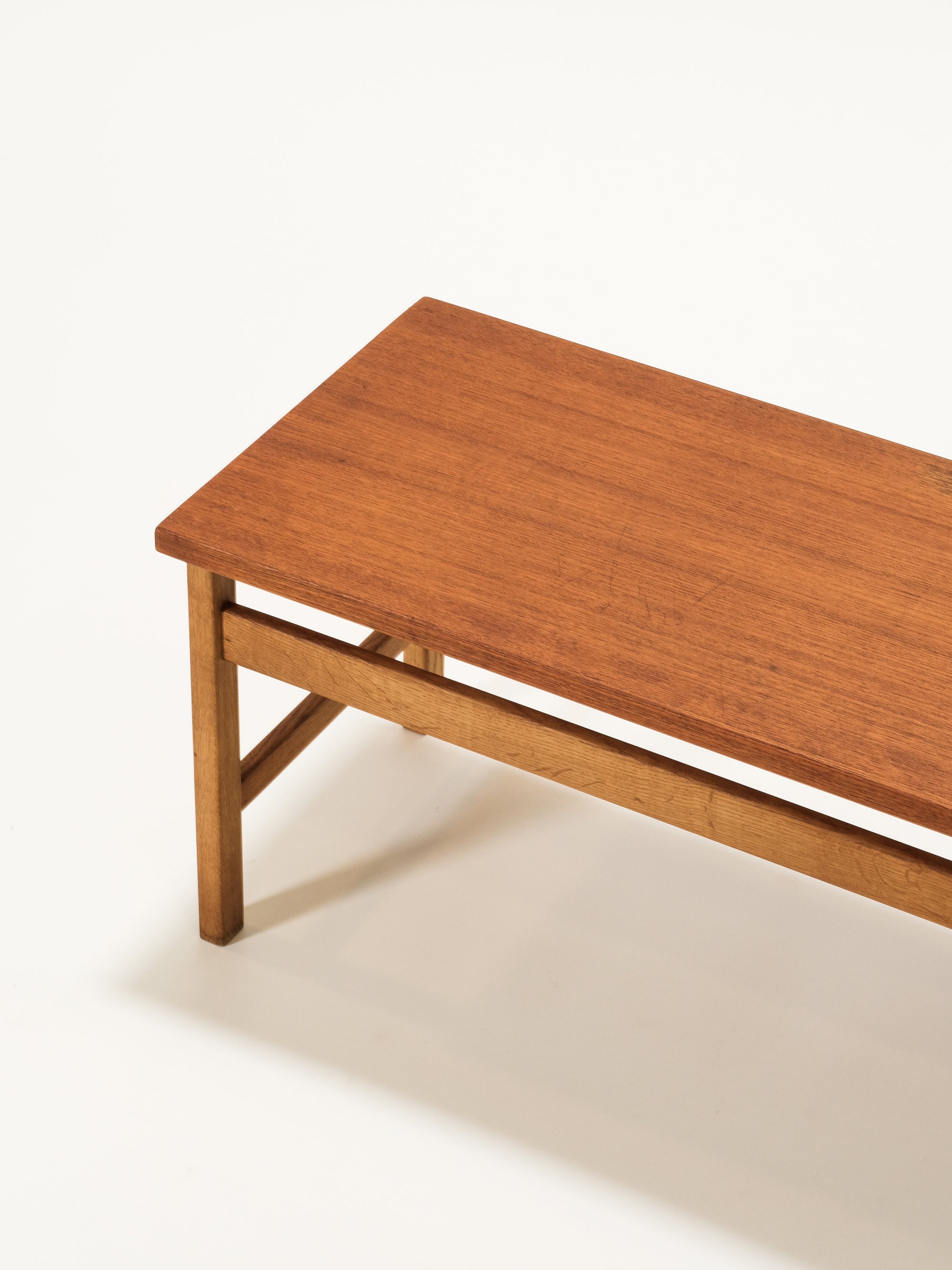 Scandinavian Mid-Century Teak &amp; Oak Coffee Table