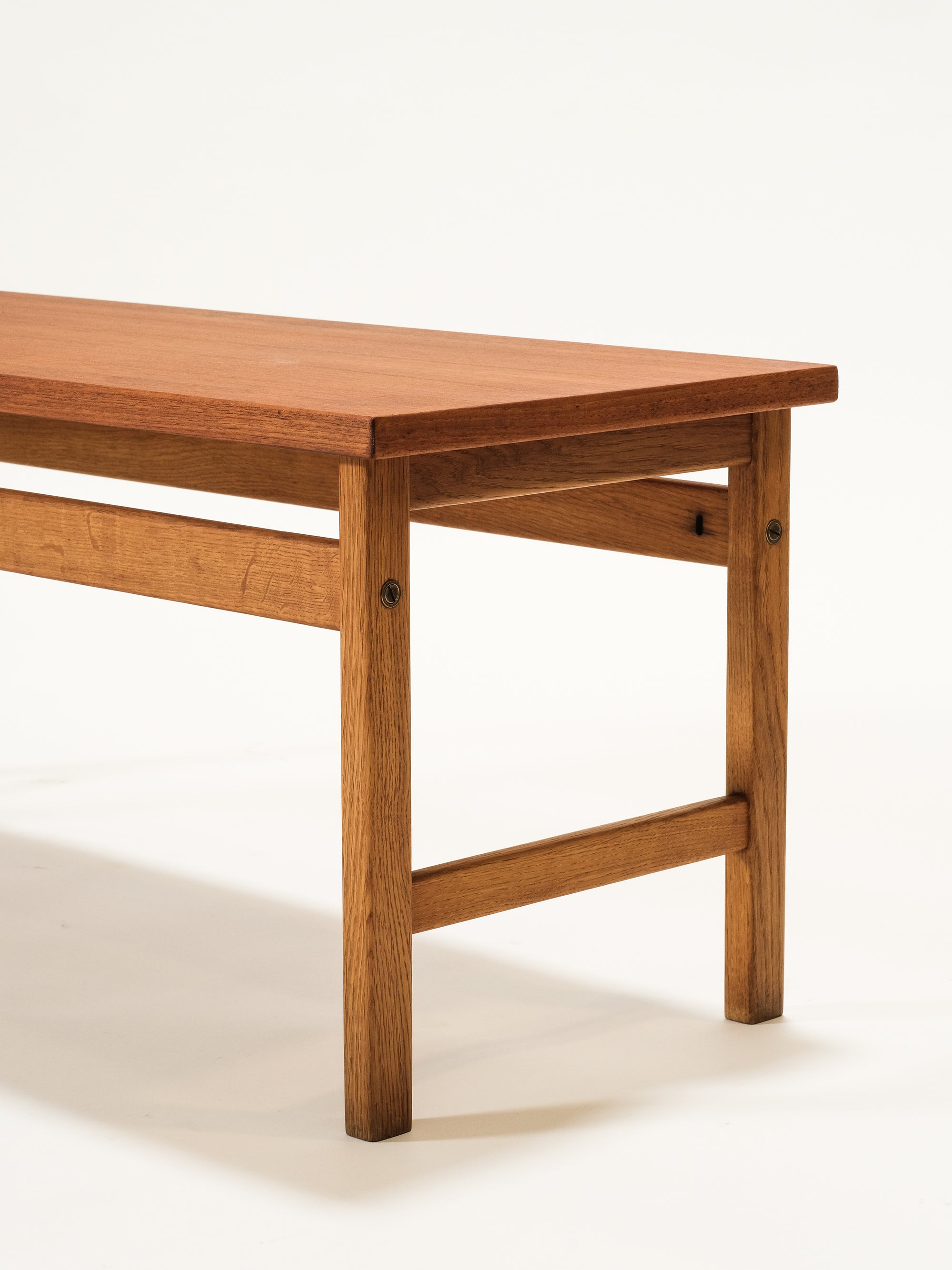 Scandinavian Mid-Century Teak &amp; Oak Coffee Table