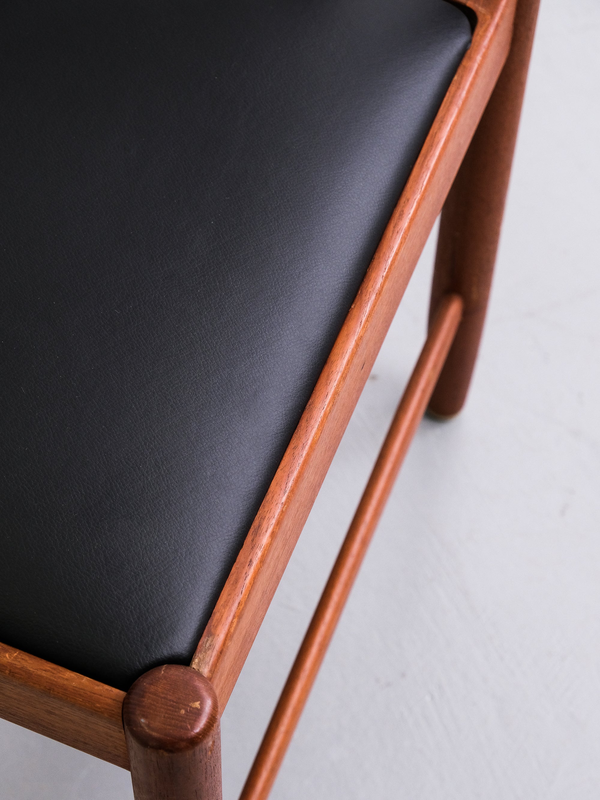 Scandinavian Teak Dining Chairs, 1950s, Set of 4