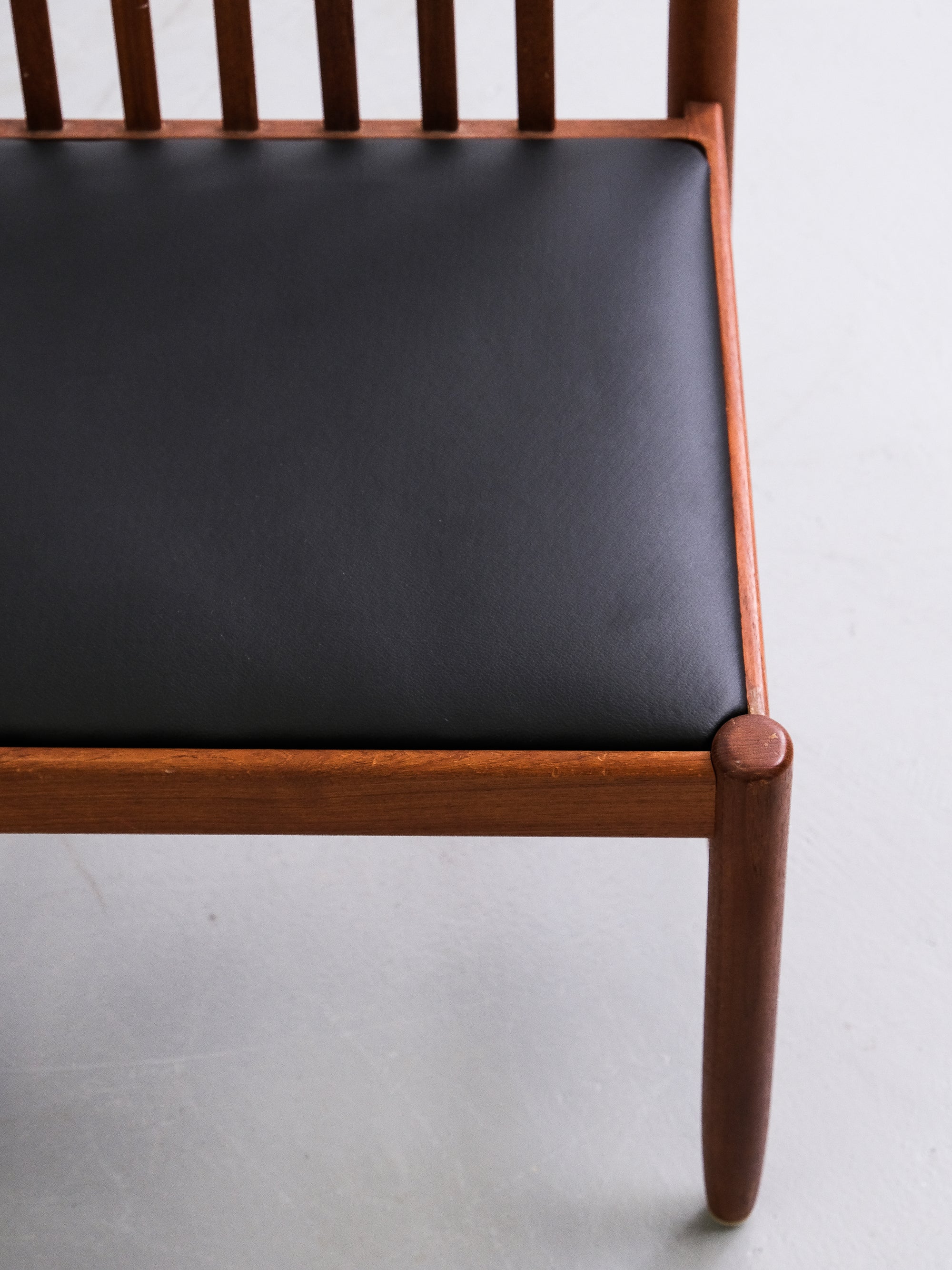 Scandinavian Teak Dining Chairs, 1950s, Set of 4