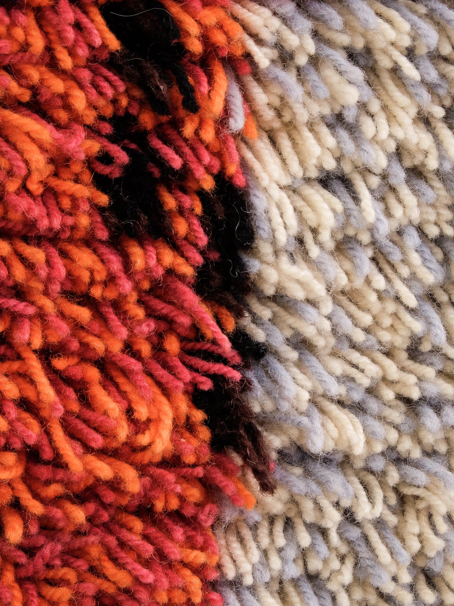 &quot;Kuunkivet&quot; Rya Wool Rug, Designed by Tuula Saarenpää