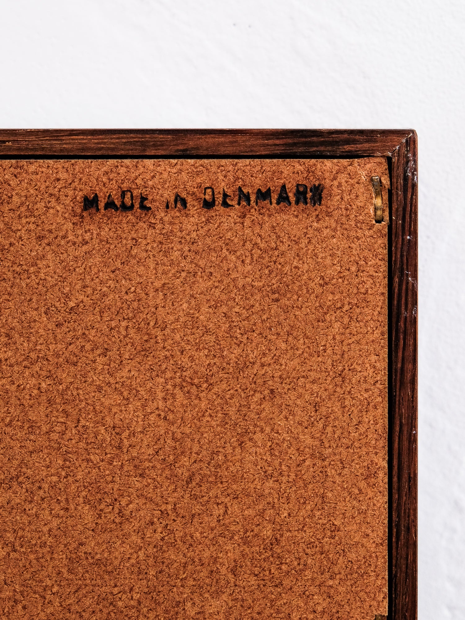 Danish Mid-Century Modern Rosewood Wall Mirror