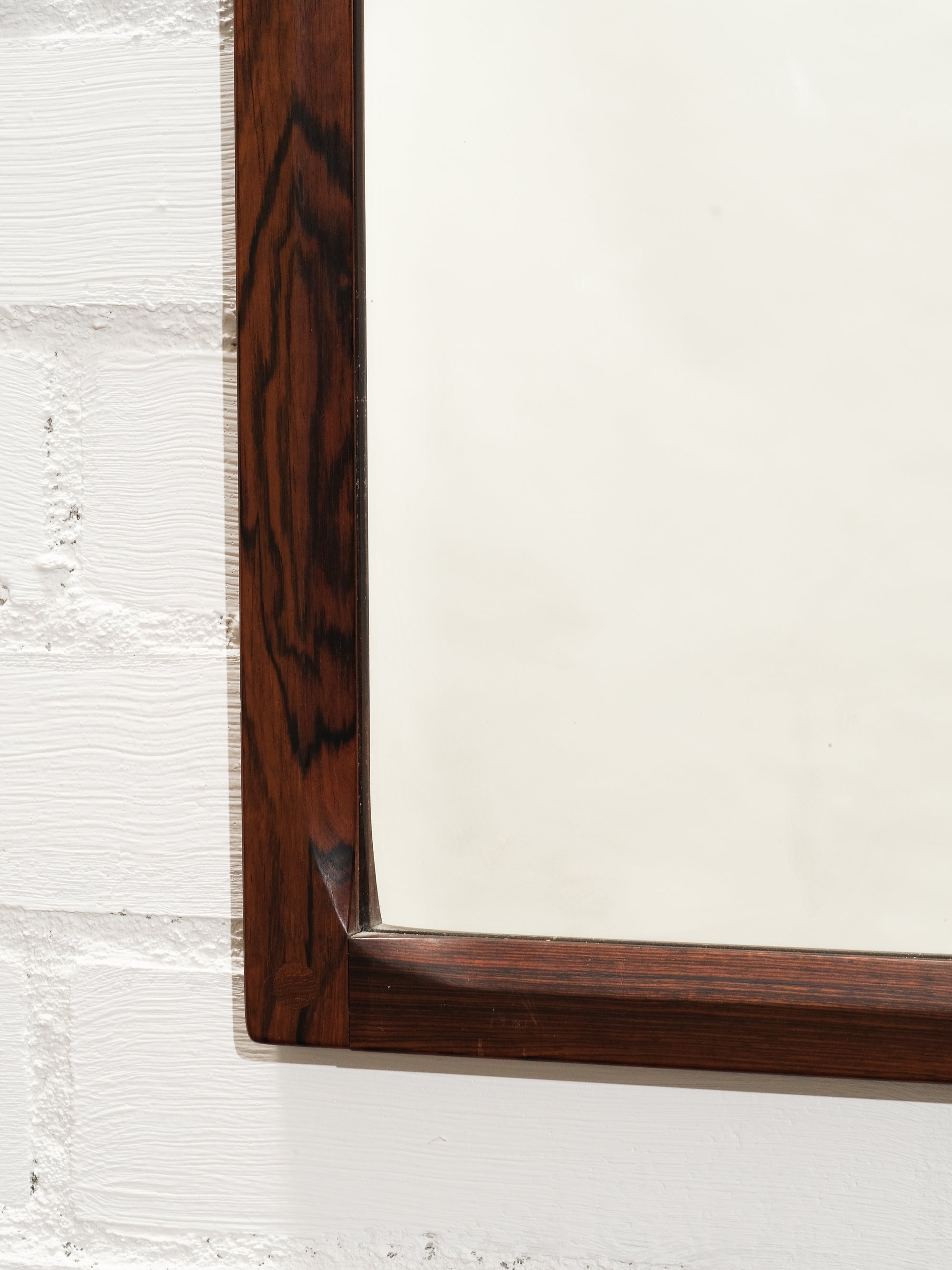 Rosewood Mirror by Kai Kristiansen for Aksel Kjersgaard, 1960s