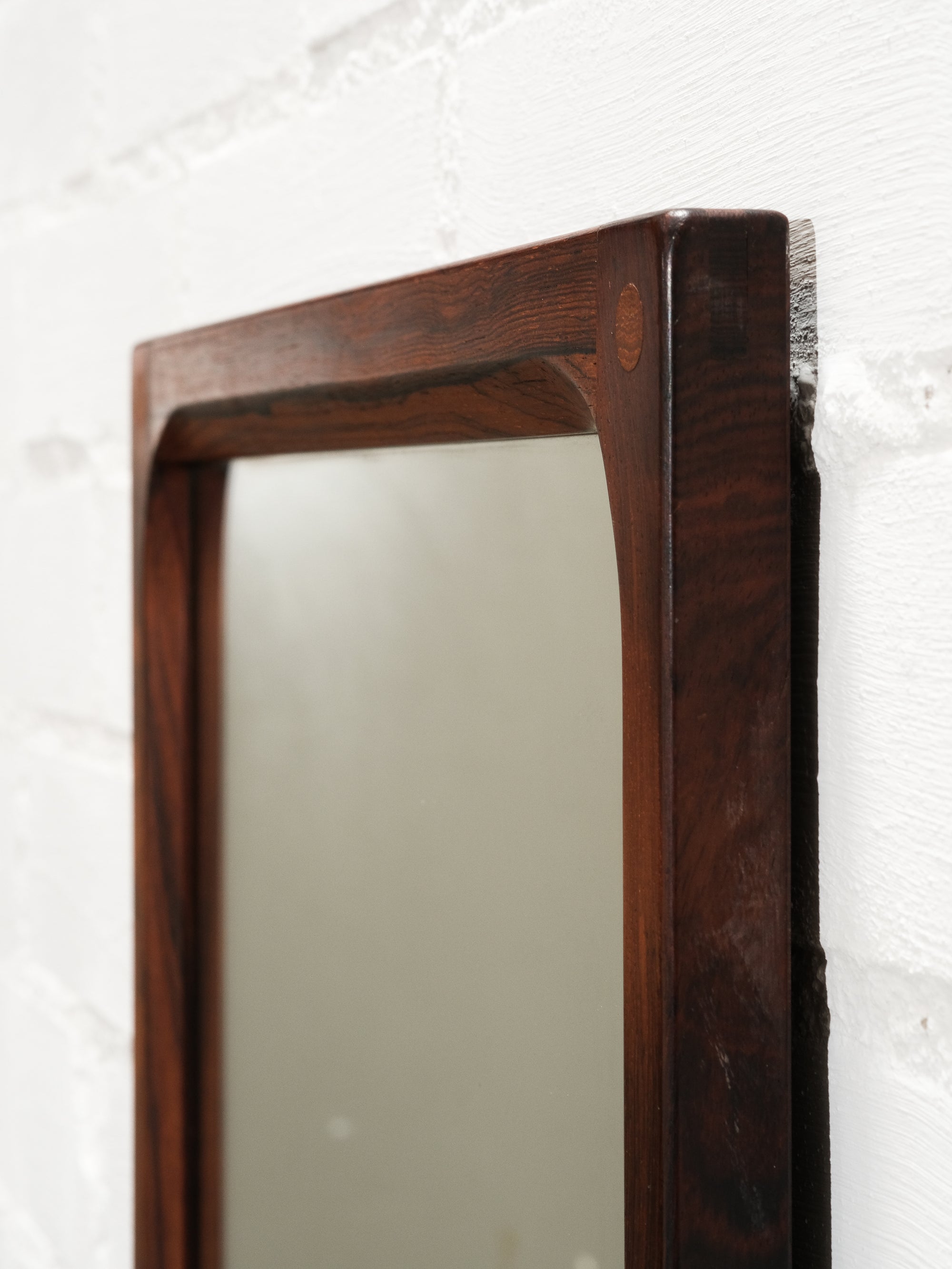 Rosewood Mirror by Kai Kristiansen for Aksel Kjersgaard, 1960s