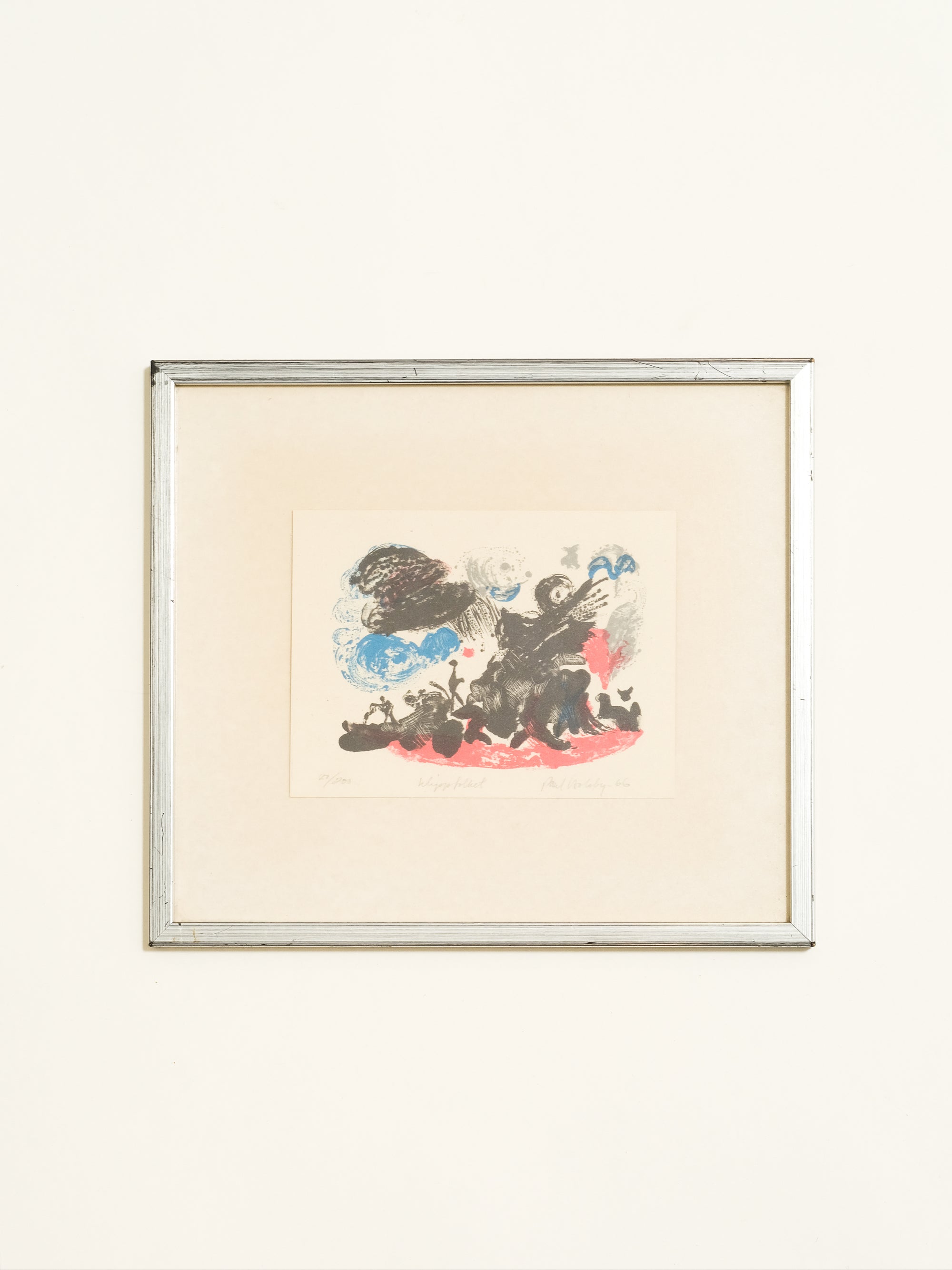 Vintage Lithograph, Paul Holsby | 30 x 27 cm