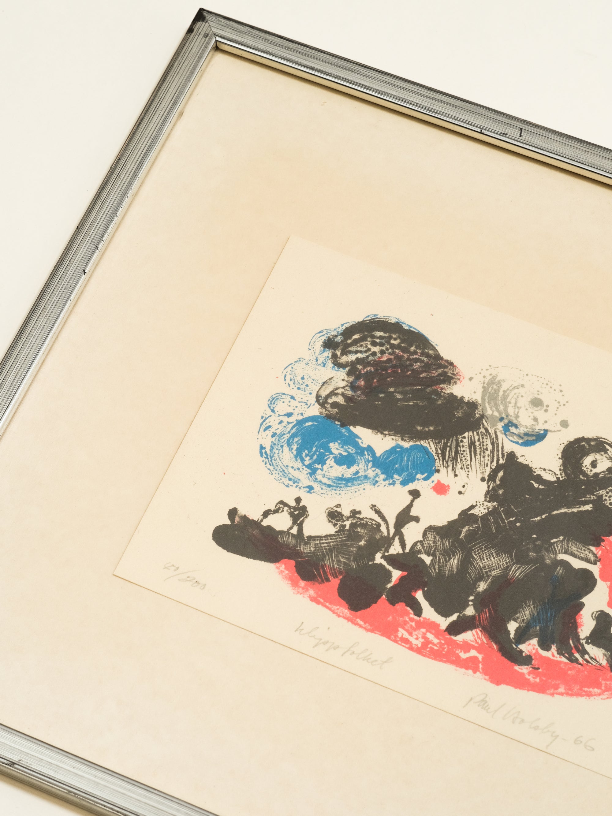 Vintage Lithograph, Paul Holsby | 30 x 27 cm