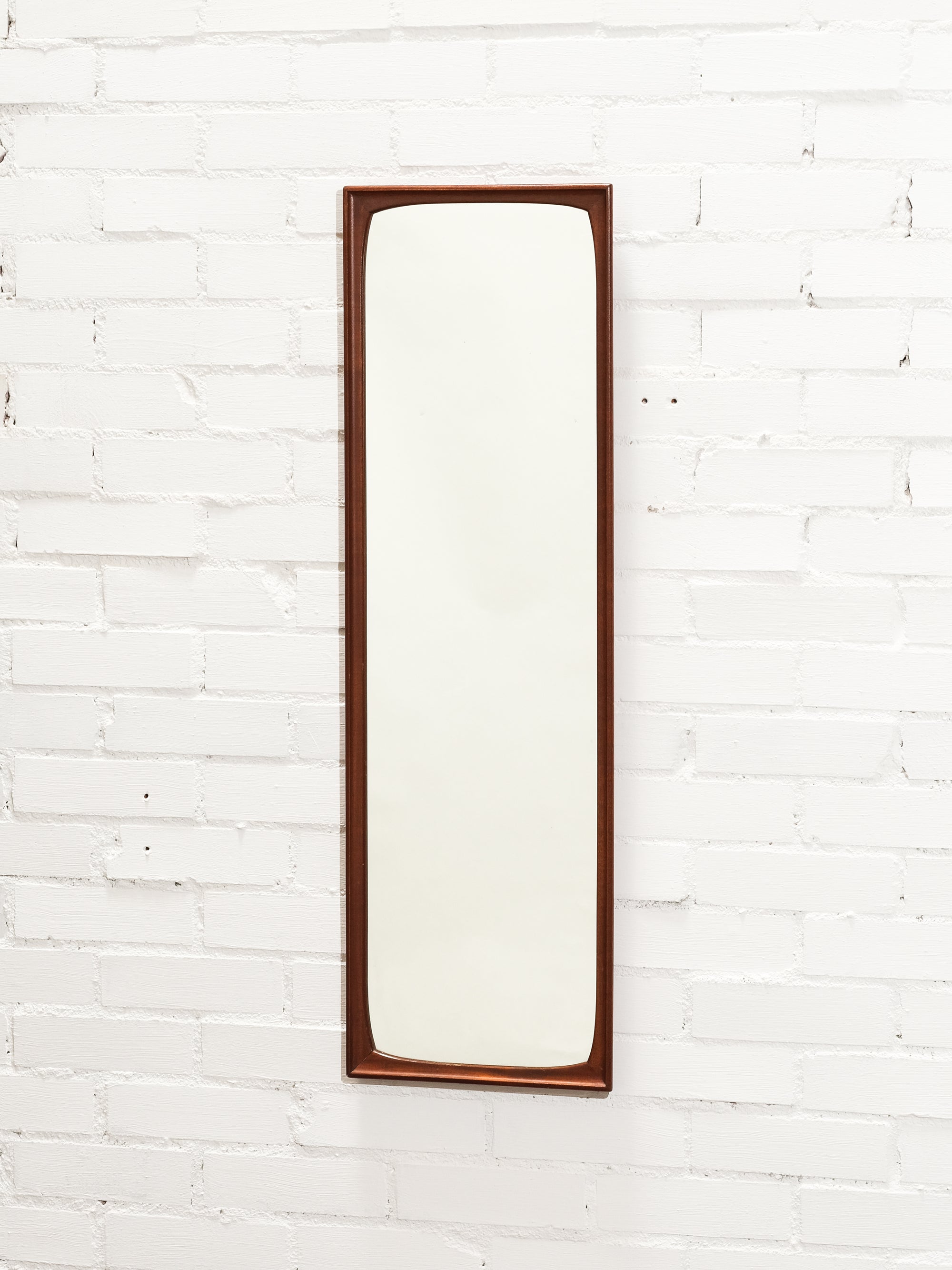 Mahogany Framed Mirror Model &quot;Desire&quot;, Fröseke, AB Nybrofabriken, 1950s
