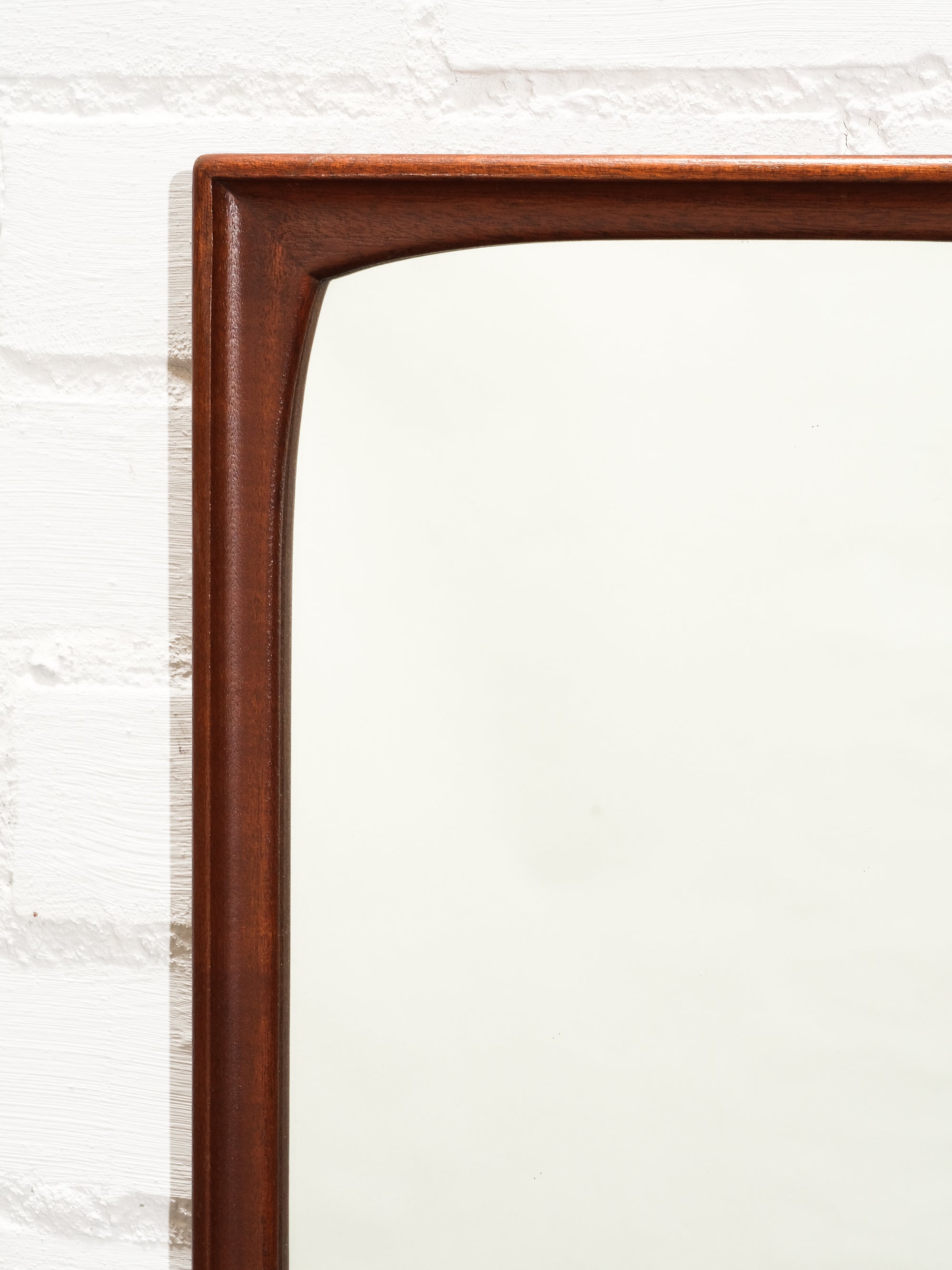 Mahogany Framed Mirror Model &quot;Desire&quot;, Fröseke, AB Nybrofabriken, 1950s