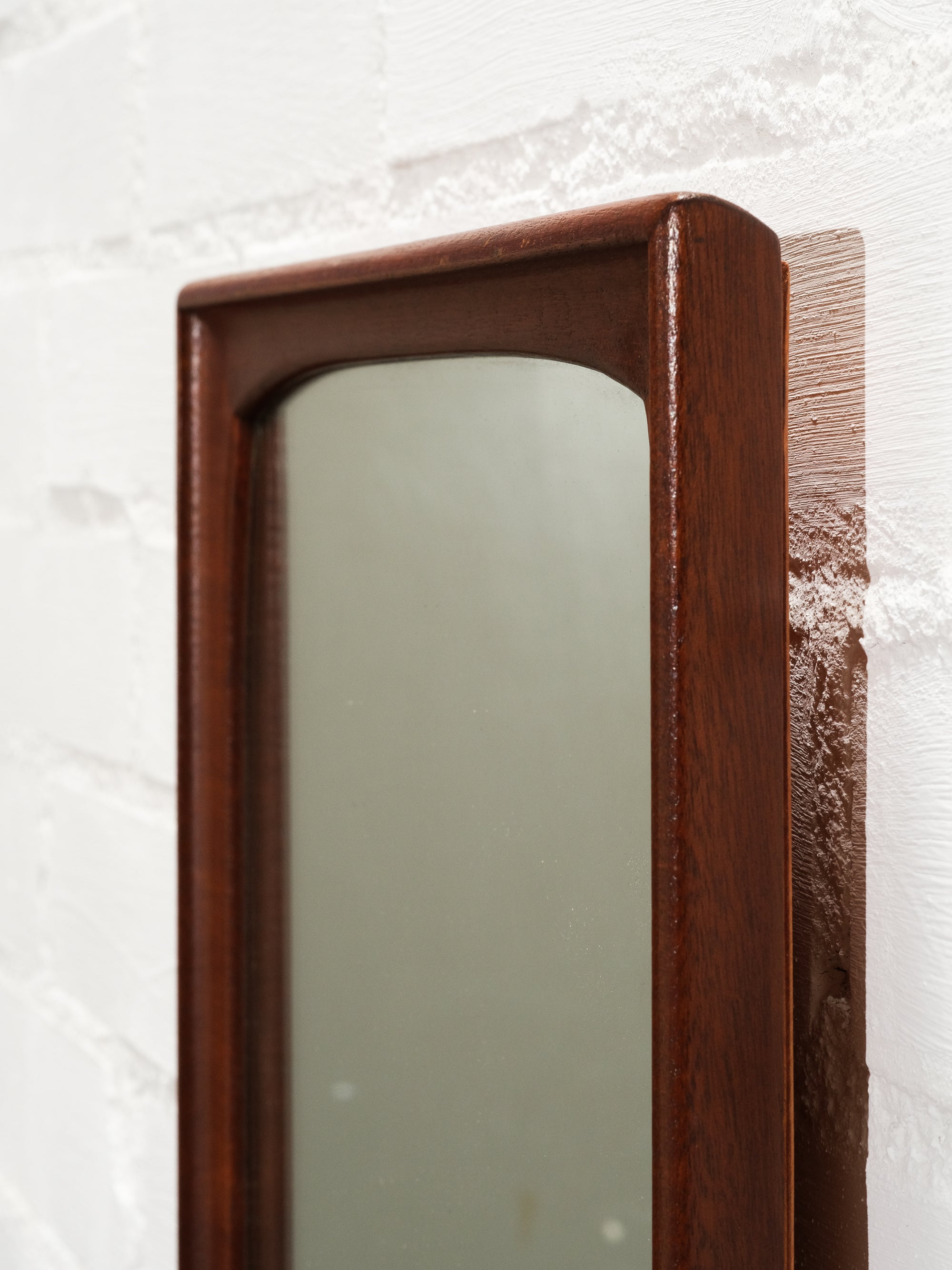 Mahogany Framed Mirror Model &quot;Desire&quot;, Fröseke, AB Nybrofabriken, 1950s