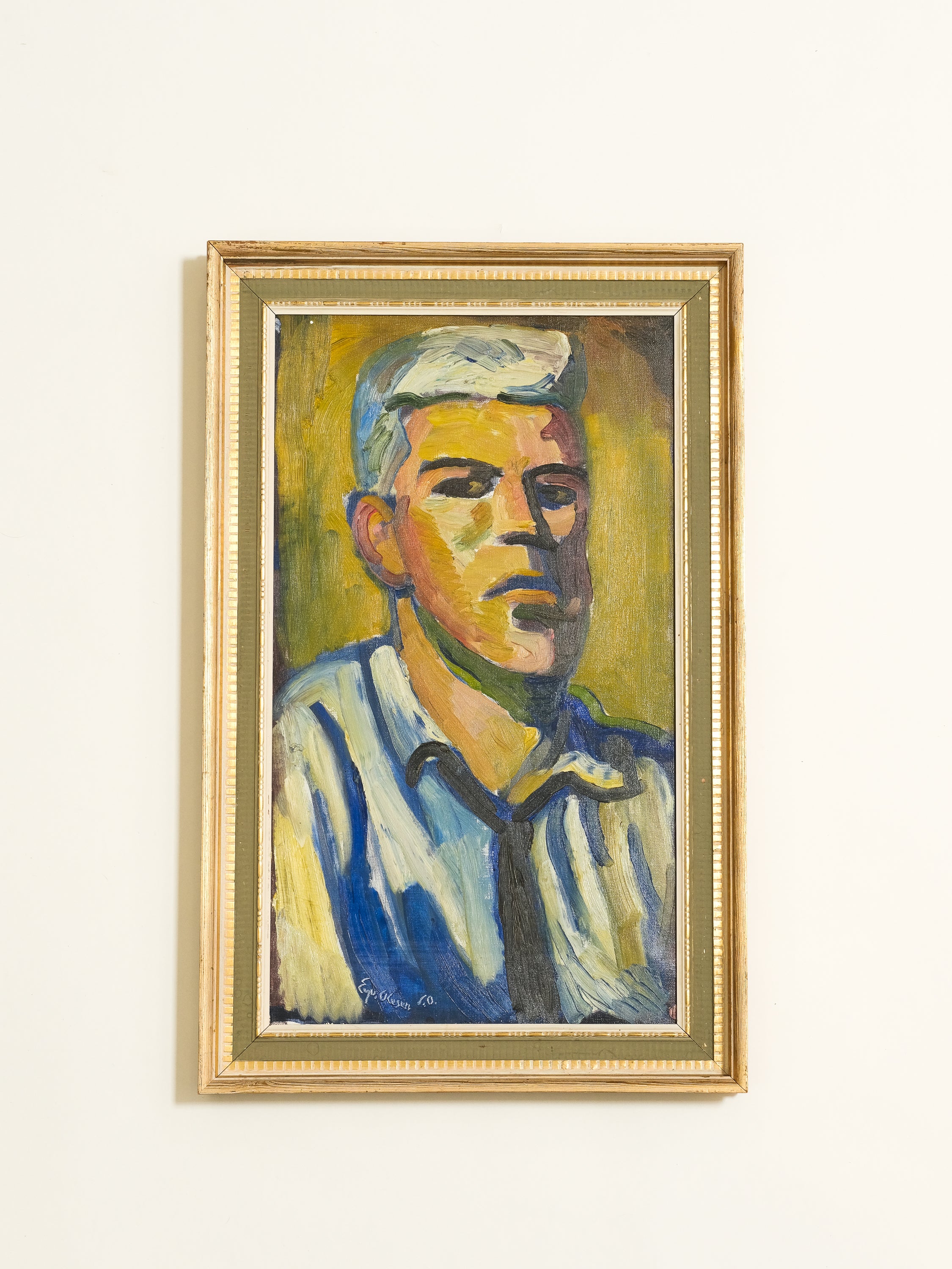 Portrait Painting, Eyvind Olesen |  47 x 73 cm