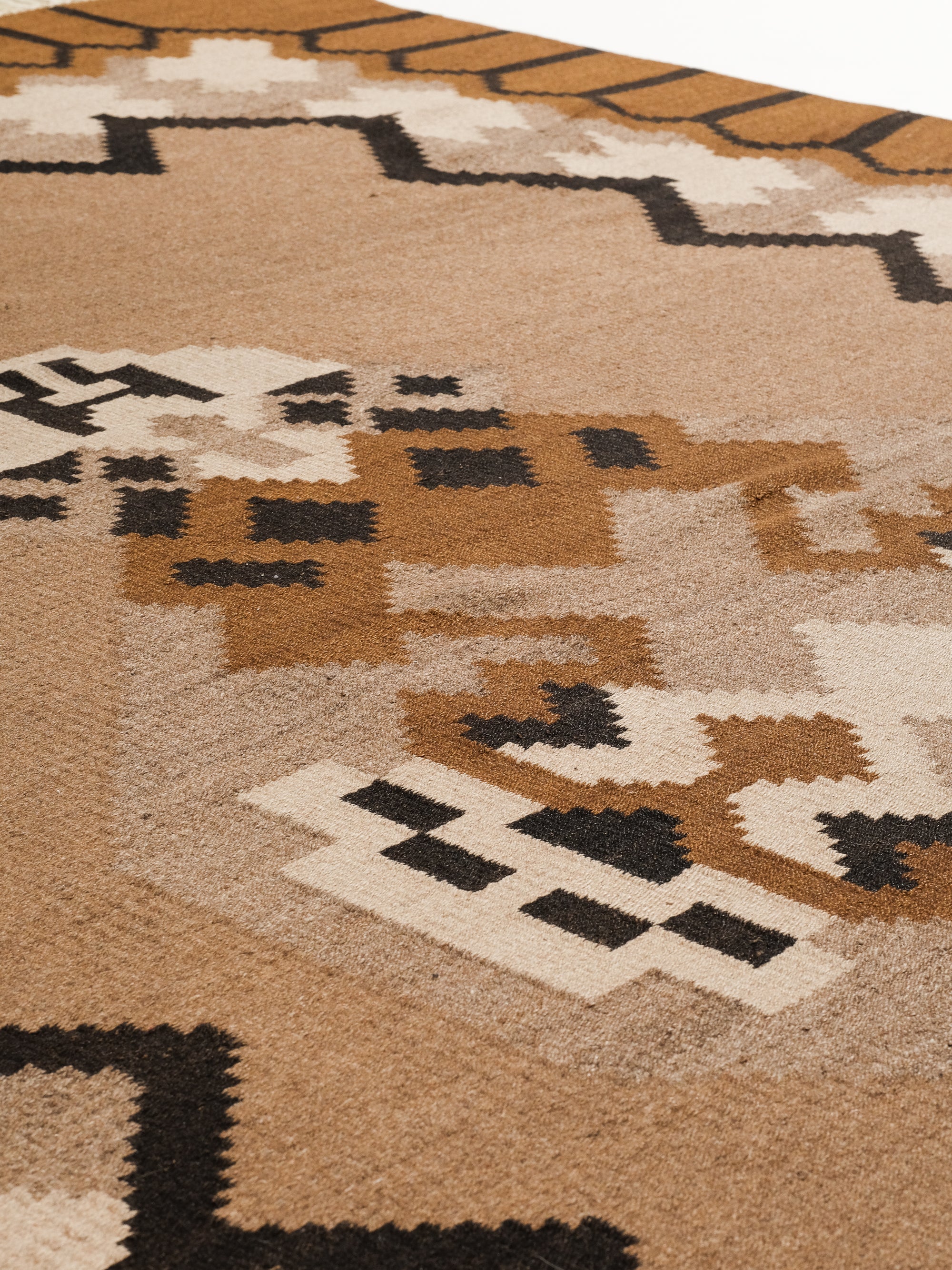 Scandinavian Art Deco / Funkis Flat Weave Rug, 290 x 190 cm