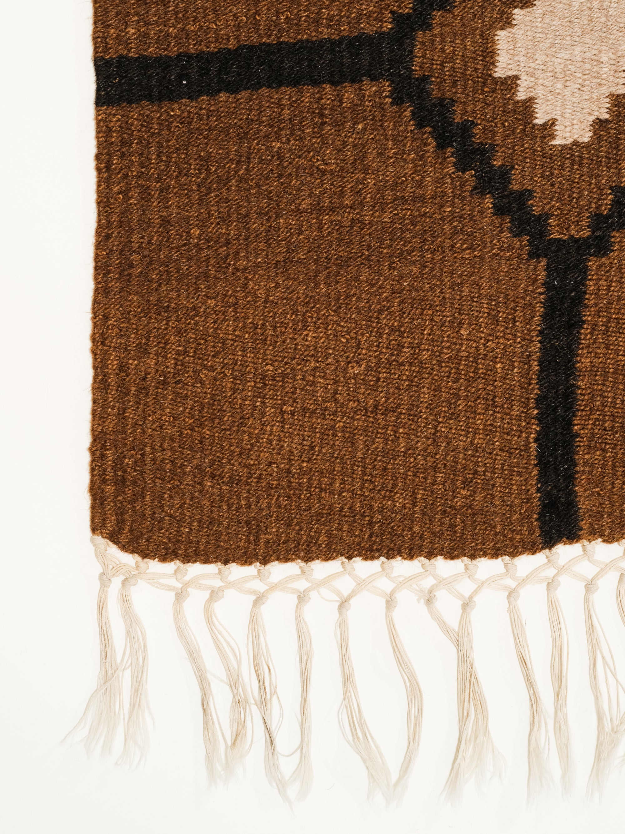 Scandinavian Art Deco / Funkis Flat Weave Rug, 290 x 190 cm