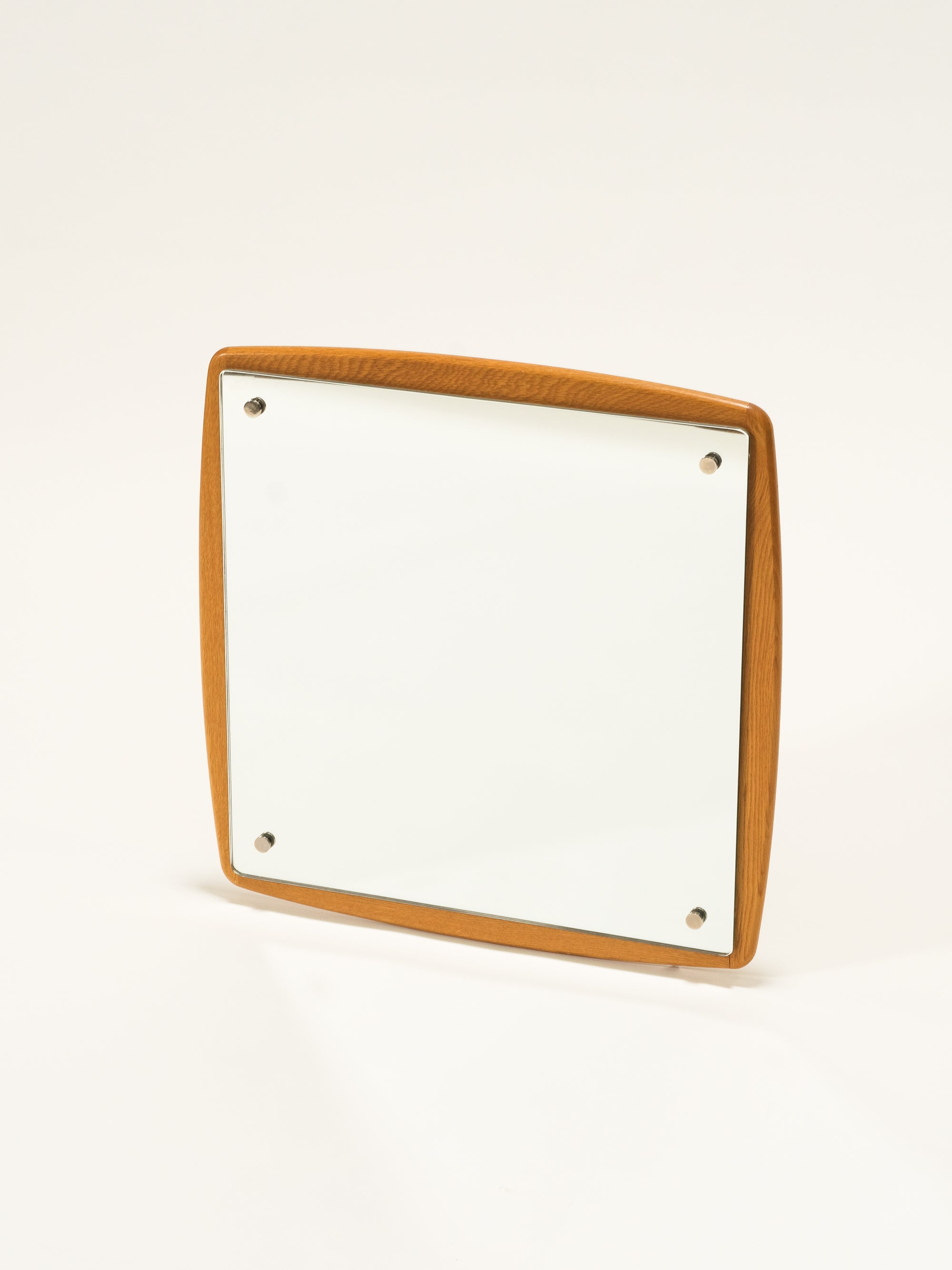Oak Wall Mirror by Lammhults Möbler AB, Sweden, 1960s