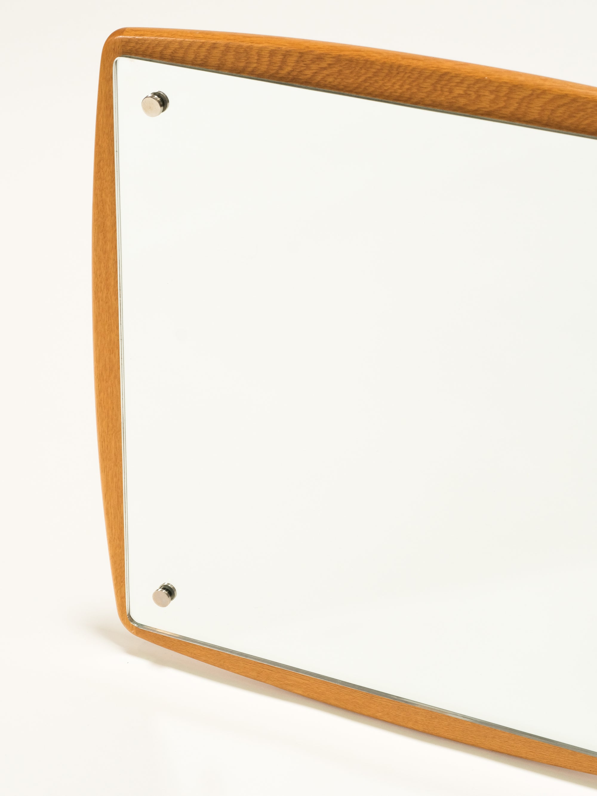 Oak Wall Mirror by Lammhults Möbler AB, Sweden, 1960s