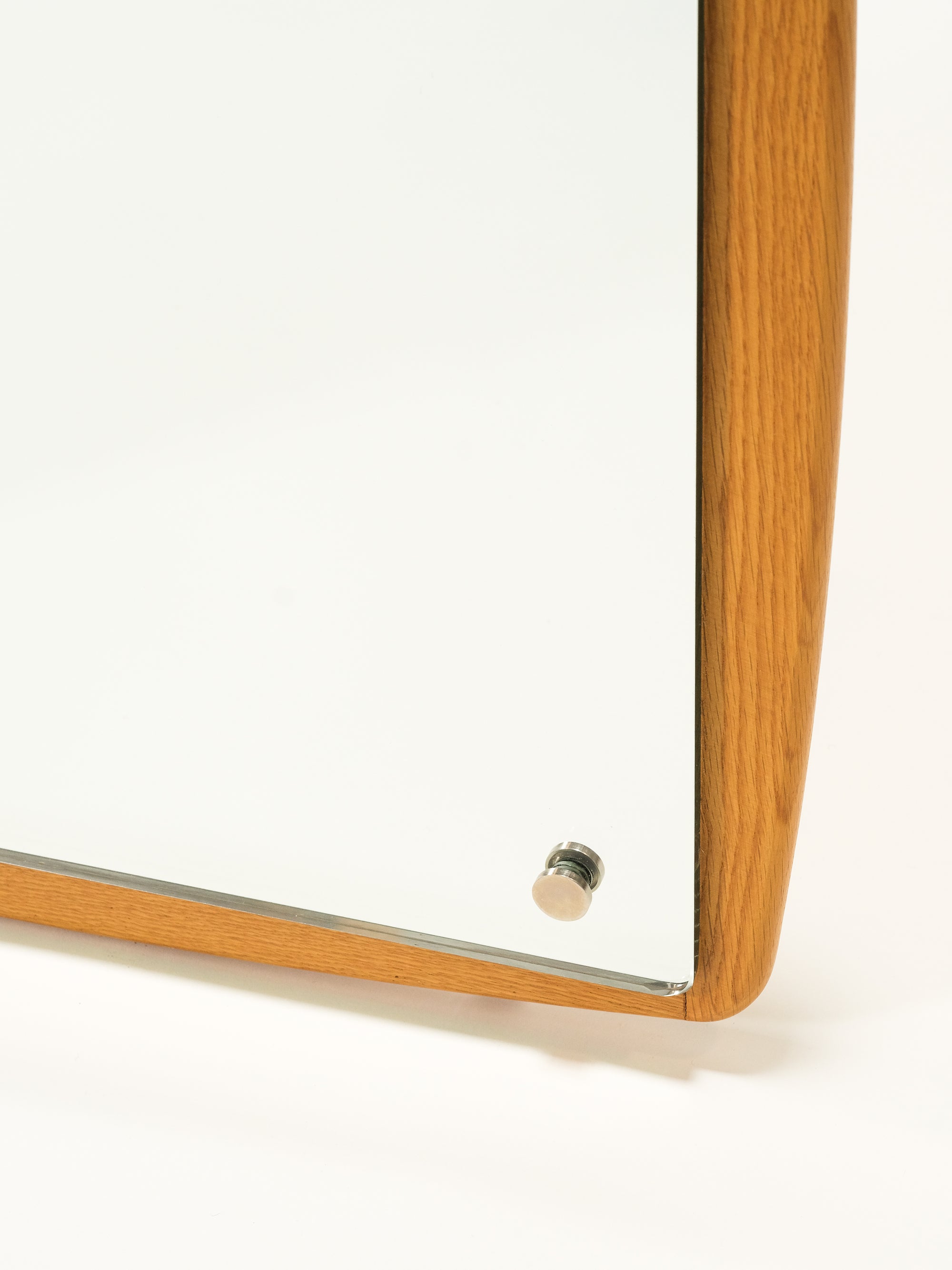 Oak Wall Mirror by Lammhults Möbler AB, Sweden, 1960s