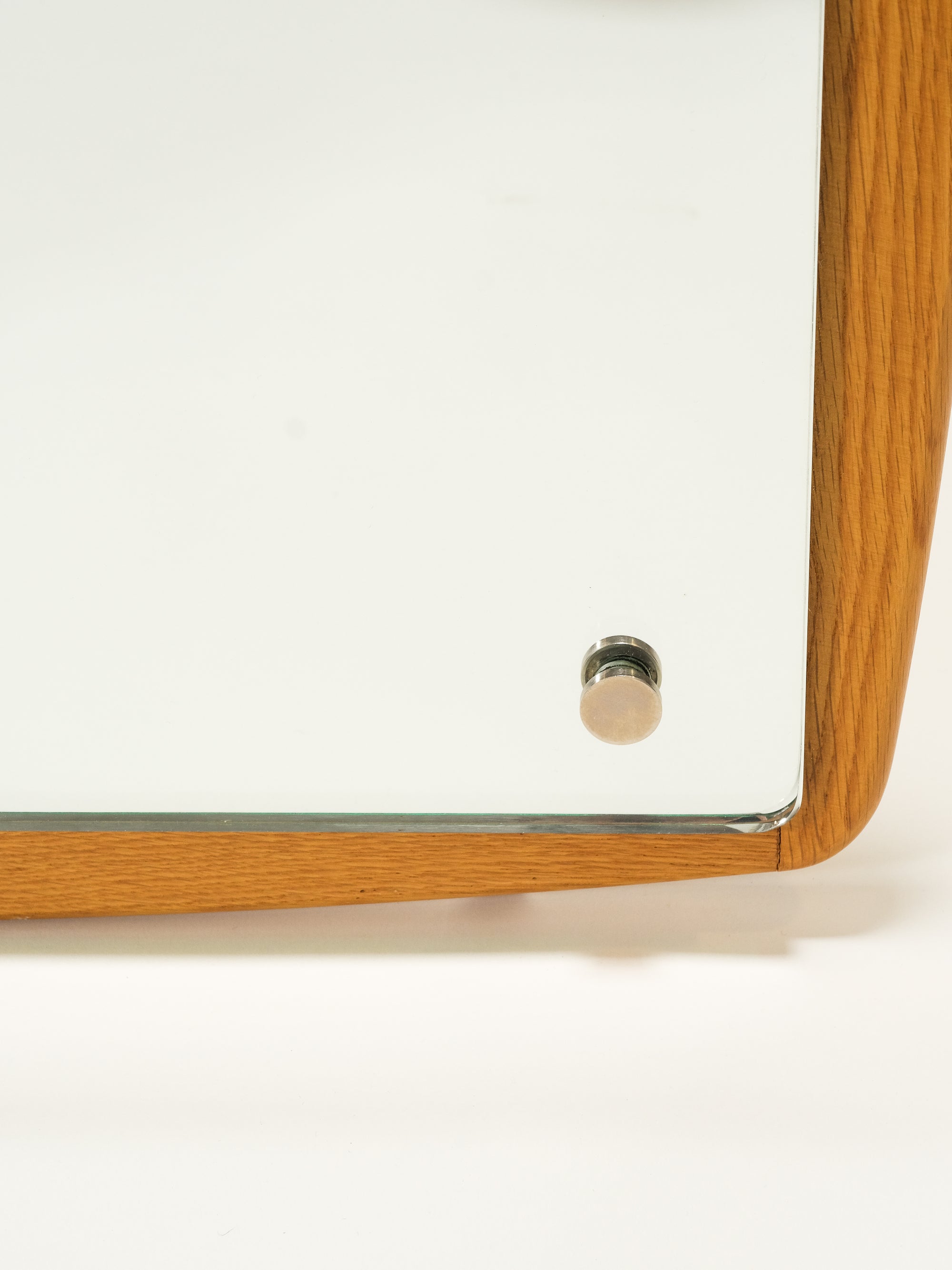 Oak Wall Mirror by Lammhults Möbler AB, Sweden, 1960s