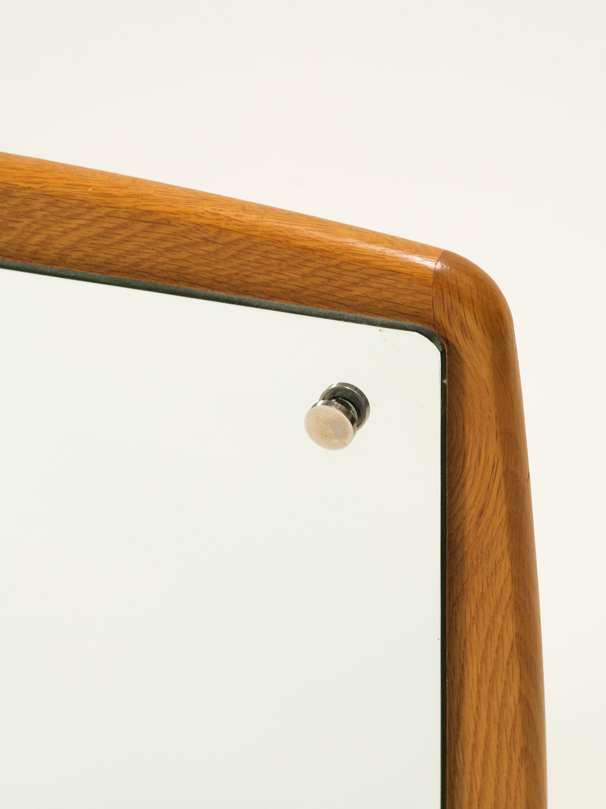 Oak Wall Mirror by Lammhults Möbler AB, Sweden, 1960s