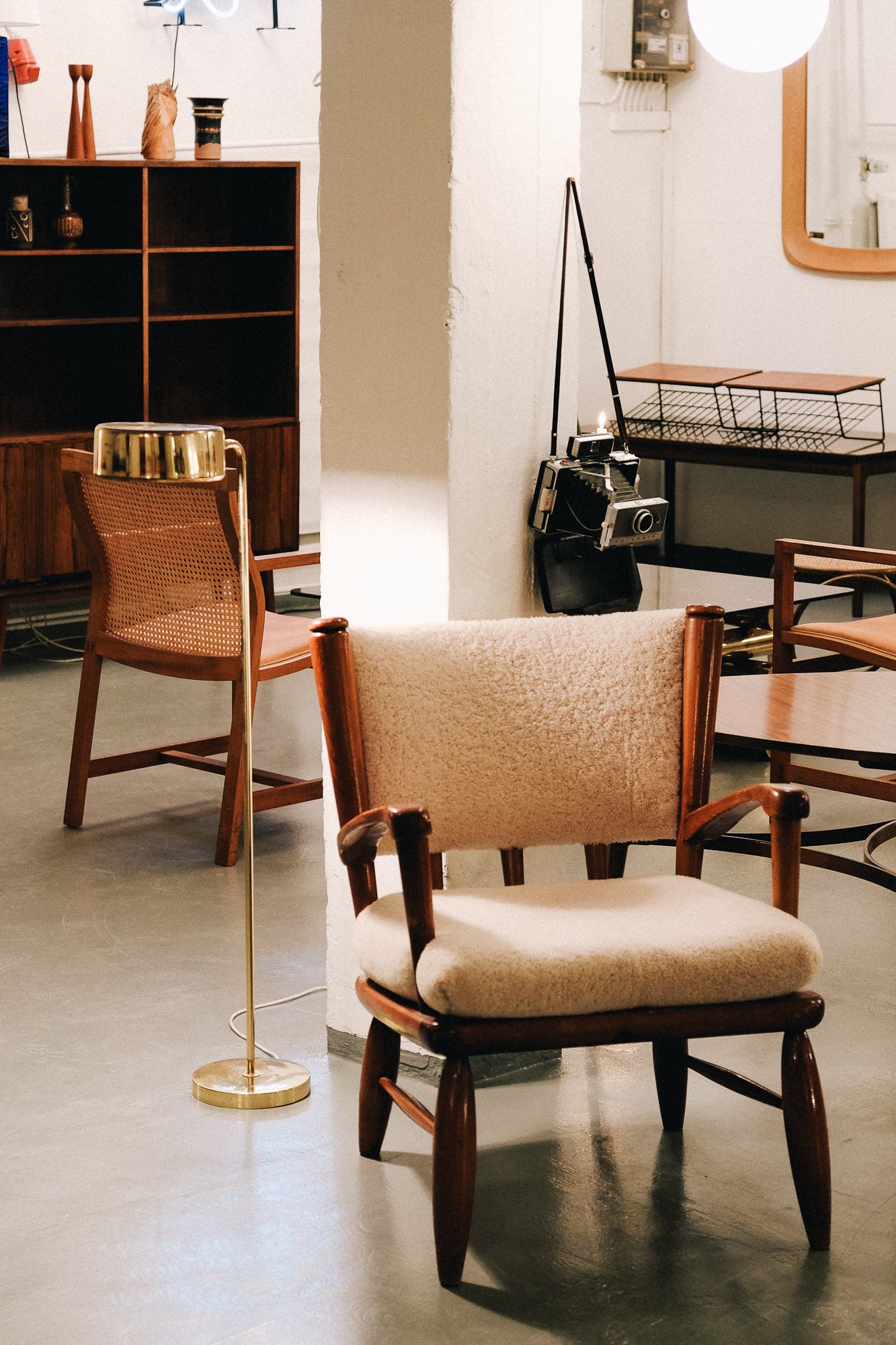 Swedish Pine Lounge Chair by Gunnar Göpert, 1940s